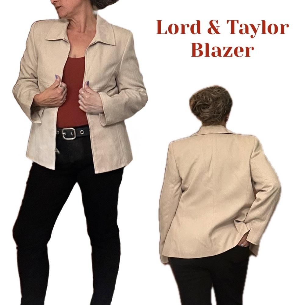 Lord & Taylor Women's‎ cream Blazer